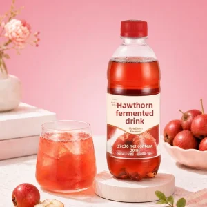 Little Red Bottle Hawthorn Probiotic Fermented Low Sugar Low Calorie Zero Fat 350ml Beverage 6 Bottles