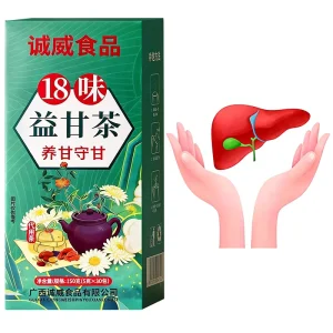 Liver Detox Health Tea Liver Nourishing and Liver Protection Herbal Tea Flavor Tea Flower Tea