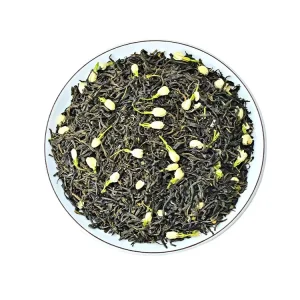 Low Caffeine Lightly Scented Jasmine Green Tea Premium Grade Health Tea in Bag Loose Leaf for Evening Hotel Banquet Use