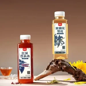 Low Sugar Healthy Plant Drink Original Chrysanthemum Red Bean Coix Seed Refreshing Herbal Skin Care Beverage in Box Packaging