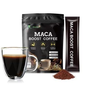 Maca Coffee Powder Black Organic Maca Root Extract Energy Boost Coffee