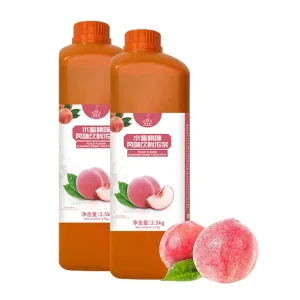 Made From Natural Juices Health and Nutritious Honey Peach Flavor Concentrated Juice