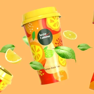 Made in China OEM Services Available 400ml RTD Fruit flavored Lemon Black Tea