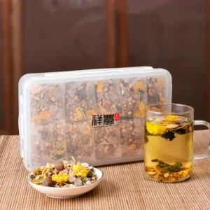 Malva Nut and Chrysanthemum Herbal Fruit Tea Bags 12g/Bag Mixed Flavor