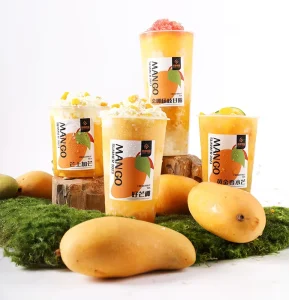 Mango-flavored Juice That Is Rich Full-bodied and Has a Beautiful Color and a Strong Aroma