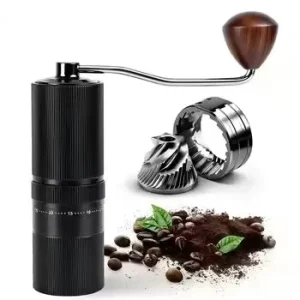 Manual Hand Coffee Grinder with 7 Star Stainless Steel Burr for French Press Mocha Espresso External Adjustable Design