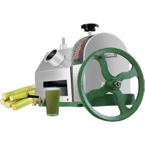 Manual Slow Automatic Sugarcane Juice Extractor Machine for Commercial and Home Use Cane Juicer and Juice