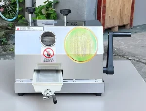 Manual Sugarcane Juicer Stainless Steel Cane Press Extractor Squeezer for Food Shops