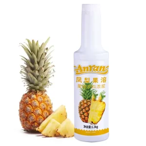 Manufacture 1.3 kg Pineapple Concentrate Juice for Bubble Tea Fruit Tea Dessert Ice Cream