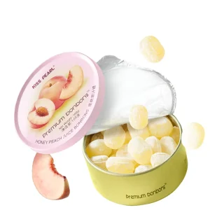 Manufacture Assorted Juice Bonbons Hard Candy Mixed Fruit Flavor in Tin Box Fruit Candy
