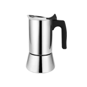 Manufacture Customized Induction Mocha Pot Stovetop Stainless Steel Espresso Italian Coffee Pot Moka Pot