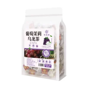 Manufacturer Direct Oolong Tea with Grape Jasmine Flavor 3G Triangle Bag OEM Supported Available in Bulk Vacuum Pack