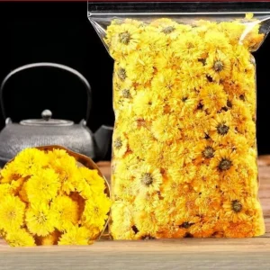 Manufacturer Dried Golden Chrysanthemum Additive Free Fresh Refreshing For Cold Brew Summer Cool Drink