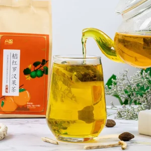 Manufacturer High Quality Premium Orange Red Siraitia Tea Gardenia Four Corner Bag Combination Flower Tea Bag 100% Natural