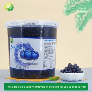 Manufacturer Multiple Flavors Popping Boba Pearls Mango Fruit Juice Balls Custom Bursting Boba for Bubble Tea