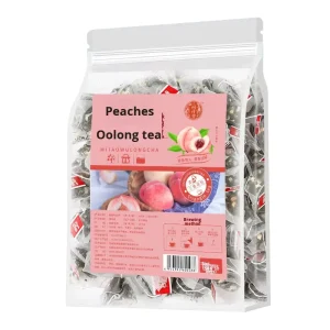 Manufacturer Peach Oolong Tea 50 Bags Value Pack Bulk Loose Tea Health Tea Top Grade Flavored Tea Beverage Scented Tea