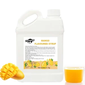 Manufacturer Supplied Mango Jam Concentrated Juice Liquid Fruit Syrup Drinks for Tea Smoothie Boba Bubble Tea Ingredients
