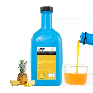 Manufacturers Pineapple Fruit Jam Juice Slush Syrup Drinks Concentrate for Frappe Smoothie Fruit Juice Tea Ingredients