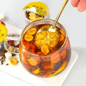 Manufacturer’s Small Jar Tea Fat Sea Siraitia Grosvenorii Orange Black Nourishing Combination Independent Package Tea Bag