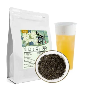 Mao Feng Jasmine Tea Fermented Health Tea Special Grade 500g Full Leaves Jasmine Blossom Tea Drinks Bulk Bag