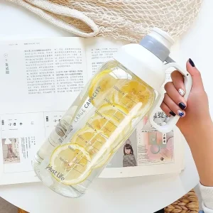 Md212 Large Water Cup Portable Cup Customized Logo 1800Ml Sport Plastic Water Bottle