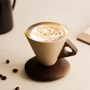 Medieval style Creative Coarse Solid Color Coffee Mug High end Niche Exquisite American Latte Dedicated Cup