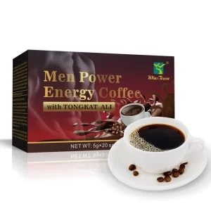 Men Power Energy Coffee Herbal Instant Black Maca Coffee for Improve Sexu