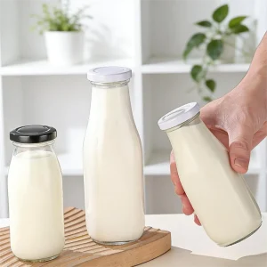 Milk Bottles in Stock Thickened Transparent Bottles for Household Food Juice and Fresh Milk