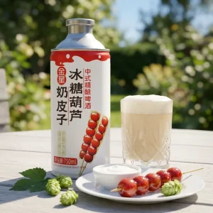 Milk Skin Hawthorn Chinese Craft Beer Tinned Bottle Unique Alcoholic Beverage Bulk Supply 4.1Abv