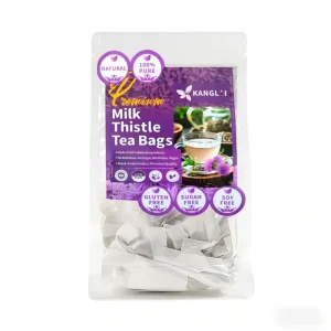 Milk Thistle Seed Tea Bags Natural Herbal Blend for Daily Liver Cleanse Body Freshness OEM Custom Factory Direct