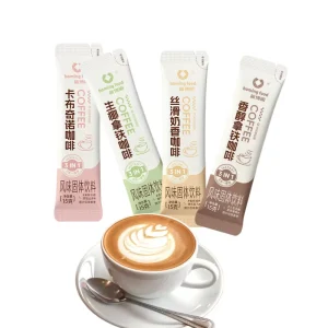 Milky Latte Cappuccino and Americano Instant Coffee Powder Ideal for Office Workers Students and Afternoon Tea