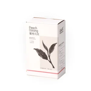 Minglinyuan Slide Out Box Loose Tea Peach Oolong Tea (Flavored Tea) 80g for Restaurant & Hotel Commercial Use