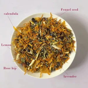 Mix of Medical Herbs and Berries Herbal Tea in a Bag Willow Herb Loose Tea for Women Citrus Iced Flavor Tea