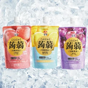 Mixed Flavor QinQin 130g Konjac Drinkable Jelly Dietary Supplements for Kids