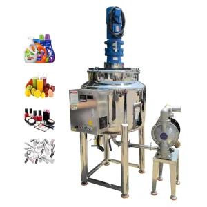 Mixing Tank with Agitator Vacuum Mixing Machine Perfume Mixer Liquid Soap Making Machine Mixer Production Line