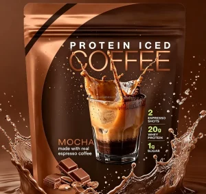 Mocha Flavor Probiotics Protein Coffee Private Label
