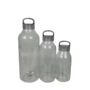 Modern Glass Water Bottle with Handle 300ml 500ml 900ml 1L Large Capacity American Style with Lid for Coffee Accessories