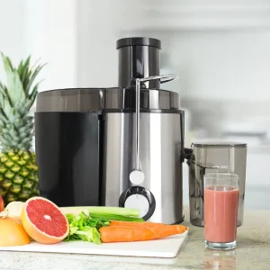 Multi Functional Household Electric Centrifugal Juicer Brushless Motor Stainless Steel Construction Residue Separation for Fruit