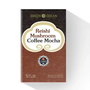 Mushrooms Coffee Mocha Arabic Blend Cordyceps Reishi Flavorful Chocolate Bitter Taste Sugar Free Plant Extracts Instant 165g Bag