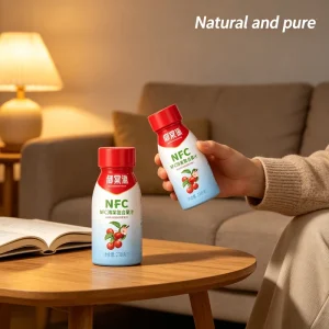 NFC Crabapple Juice 100% Pure Not Concentrate Fruit Juice Sugar Free Healthy Beverage Digestion Aid Box Bottle Sterile Cold