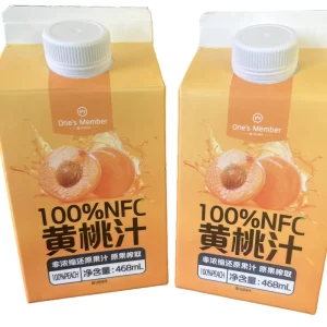 NFC Fresh Juice Mango Orange Guava Juice Semi Automatic Gable Top Carton Machine Beverage 3000 Carton Hour Motor Eco Friendly