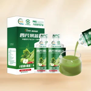 NFC freshly squeezed celery bitter gourd tomato and green apple healthy fruit and vegetable juice ISO HACCP certified
