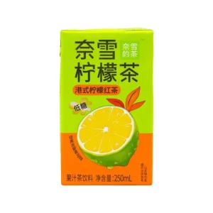 Naixue’s Tea Hong Kong Style Lemon Black Tea 250ml Carton Chinese Characteristic Tea Beverage Factory