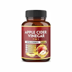 Natural Apple Cider Vinegar Capsules 90 Capsules Per Bottle Support Digestion Metabolism Healthy Weight