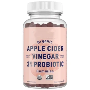 Natural Apple Cider Vinegar Gummies Vitamins Gummy Candies for Adults Appetite Suppressant Weight Loss Support
