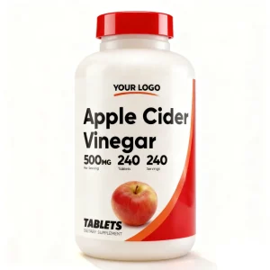 Natural Apple Cider Vinegar Tablets Capsules for Detox Health Beauty Digestion Support