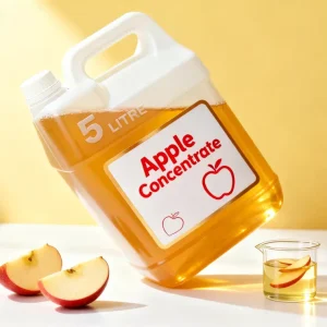 Natural Apple Juice Concentrate Clear No Added Sugar for Kids Drinks Rich Aroma for Cider and Bakery Fillings Flavor Extract