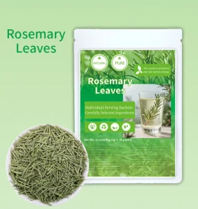 Natural Aromatic Rosemary Leaf Tea Pure Organic Loose Leaf Herbal Tea Bag for Daily Consumption