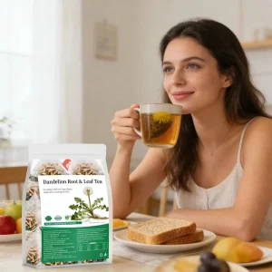 Natural Caffeine Free Herbal Dandelion Root and Leaf Tea Bags Rich in Antioxidants