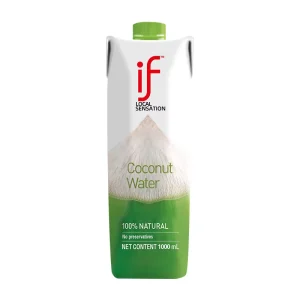 Natural Coconut Water 100% Pure Low-Fat Freshly Squeezed Juice Beverage 1L Bottle